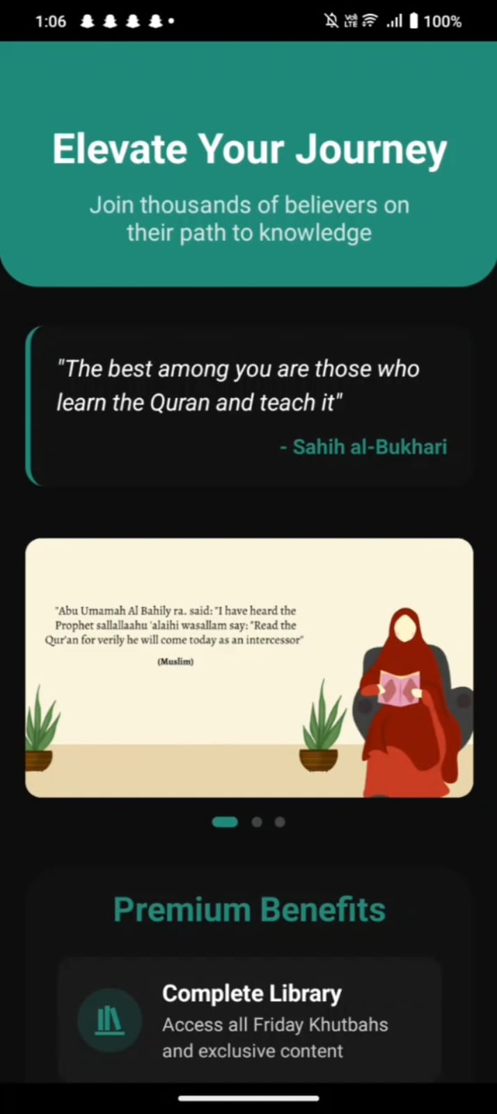 AI Khutba Summary Generator screen 1