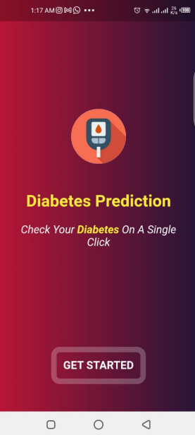 Disease Outbreak Prediction screen 1