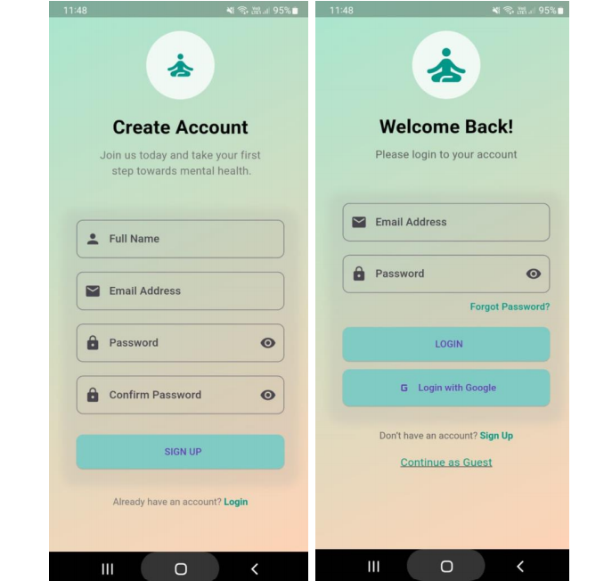 AI Chatbot for Mental Health Support screen 3