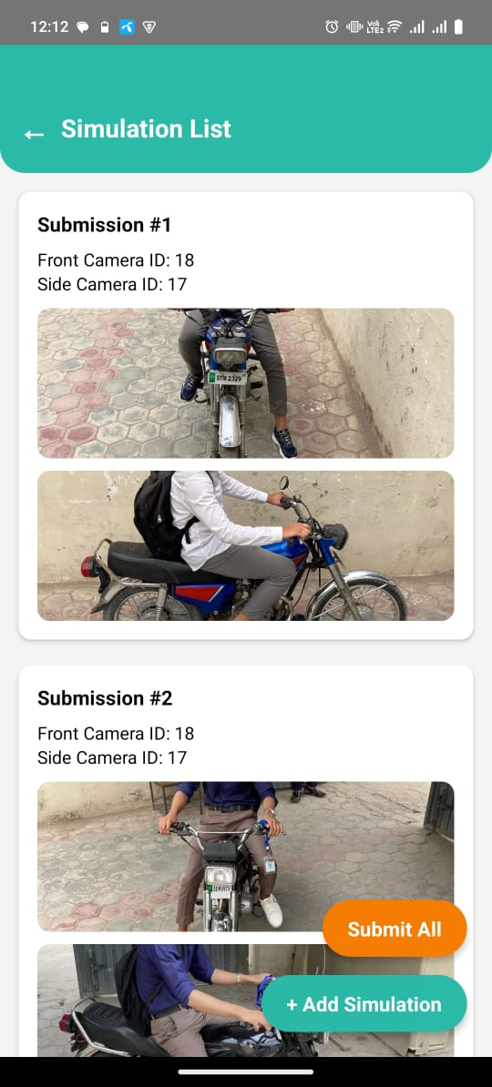 AI Motorbike Safety Violation Detection System screen 18