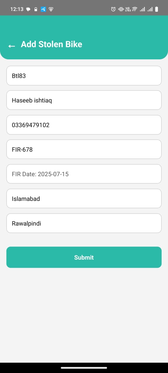 AI Motorbike Safety Violation Detection System screen 19