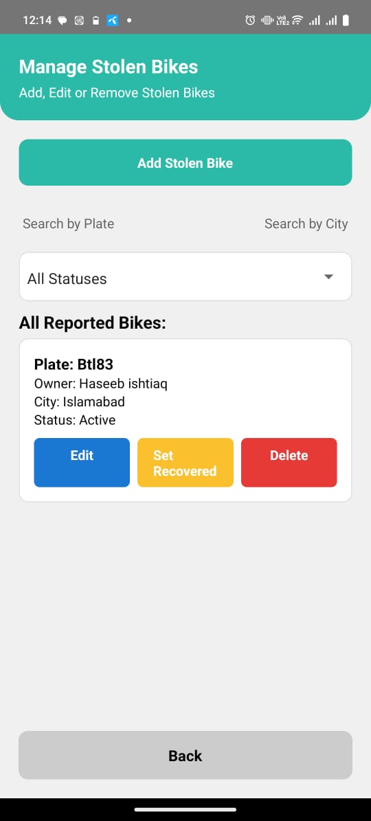 AI Motorbike Safety Violation Detection System screen 20