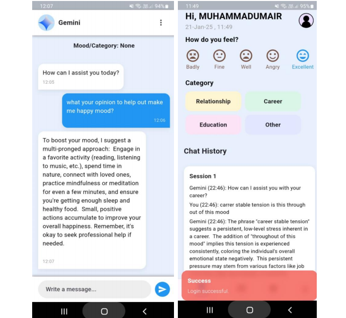 AI Chatbot for Mental Health Support screen 4