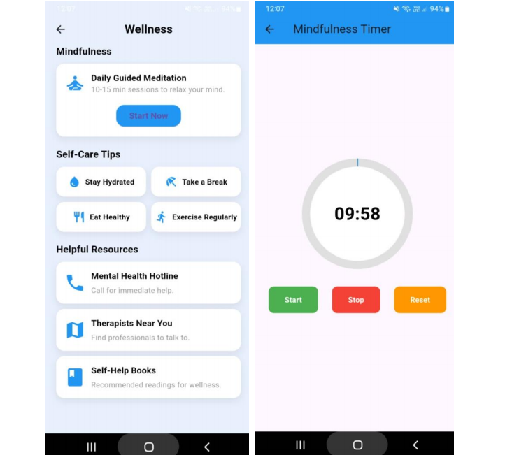 AI Chatbot for Mental Health Support screen 5