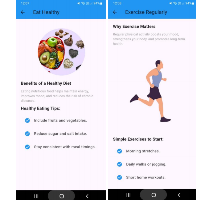 AI Chatbot for Mental Health Support screen 7