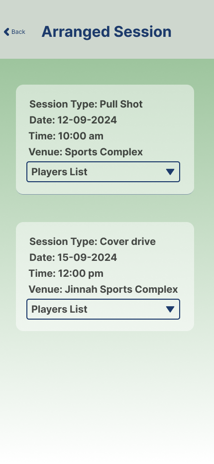 AI Gesture-Based Cricket Coaching System screen 5